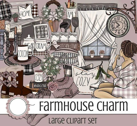 Kit Digital Doce Lar Menina 