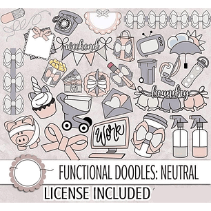 Kit Digital Produtos de Casa Fofo 02