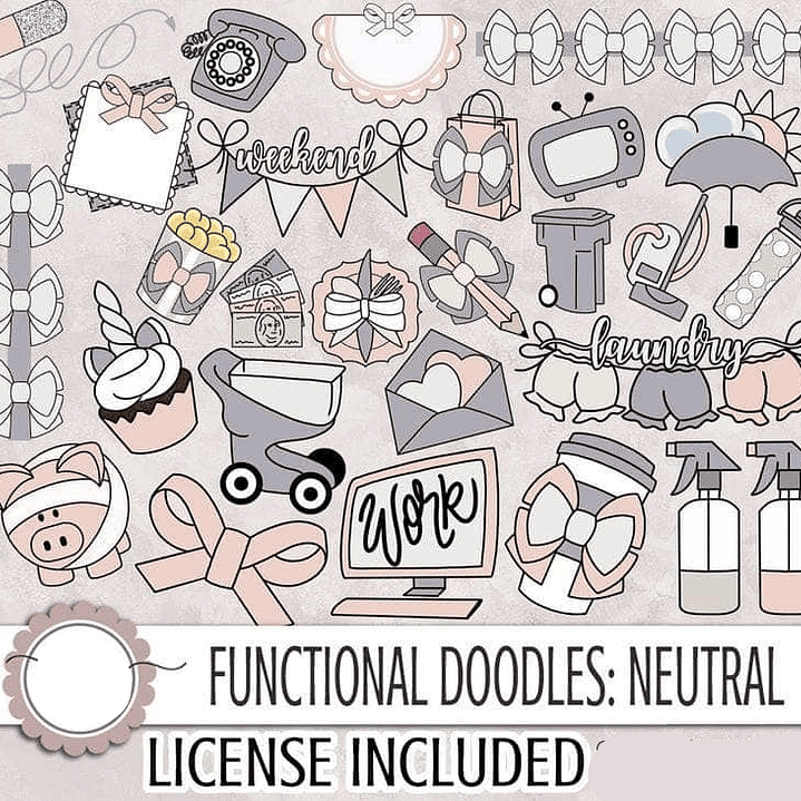 Kit Digital Produtos de Casa Fofo 02 1