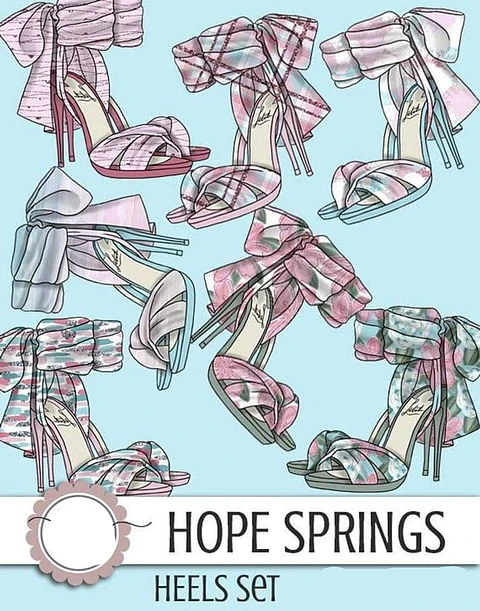 Kit Digital Saltos de Laços Fofinhos 