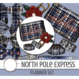 Kit Digital Estojo Planejador Listrado 