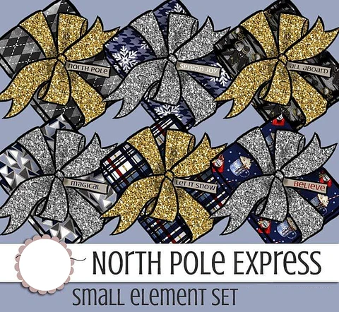 Kit Digital Caixinha de Presente Brilhosa 