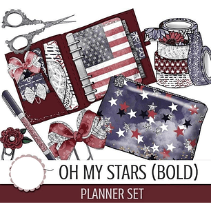 Kit Digital Planner Escolar EUA 