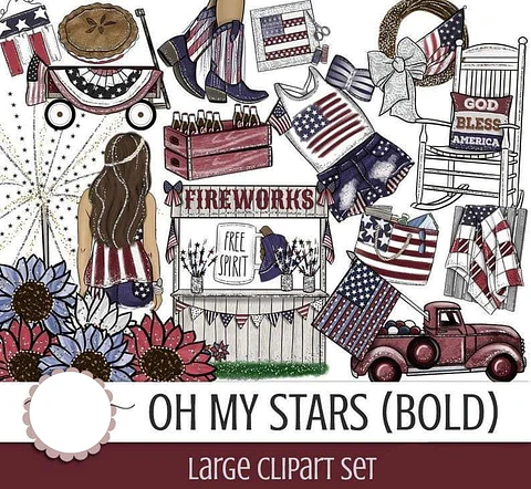 Kit Digital 4 de Julho 