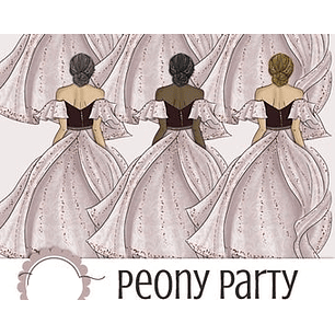 Kit Digital Mulheres Vestidos Debutantes 