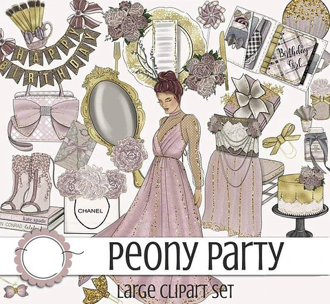 Kit Digital Vestido Festa Debutante 