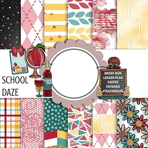 Kit Digital Papéis Escolar 