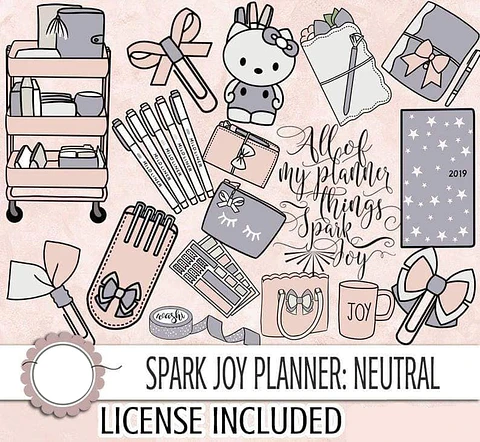 Kit Digital Planejador Feminino 