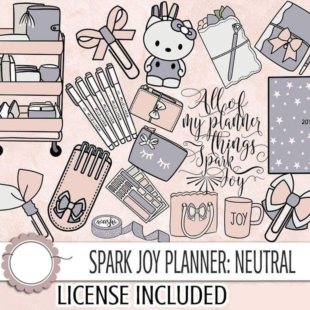 Kit Digital Planejador Feminino  1