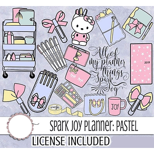 Kit Digital Planejador Feminino 02 