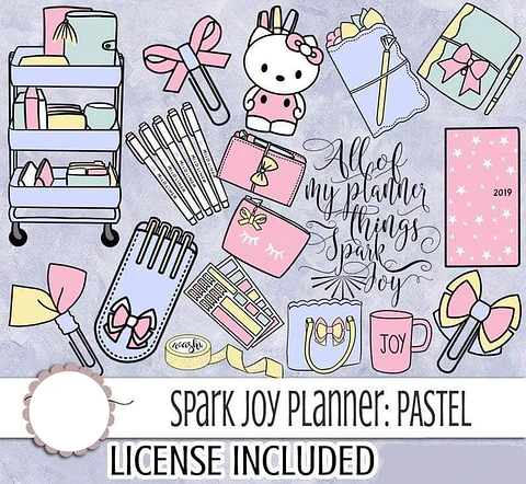 Kit Digital Planejador Feminino 02 