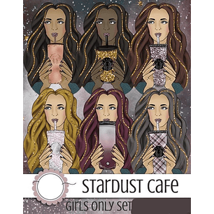 Kit Digital Meninas Café