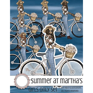 Kit Digital Meninas na Bicicleta 