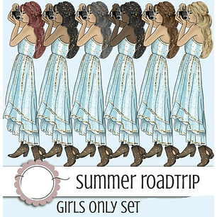 Kit Digital Menina Fotógrafa 