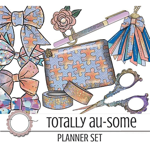 Kit Digital Planner do Quebra Cabeça 