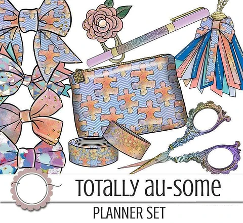 Kit Digital Planner do Quebra Cabeça 