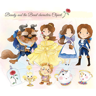 Kit Digital A Bela e a Fera 