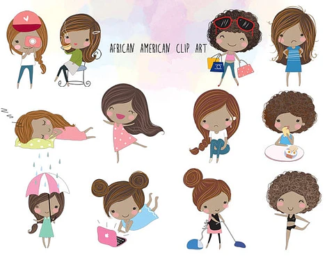 Kit Digital Garotinha 