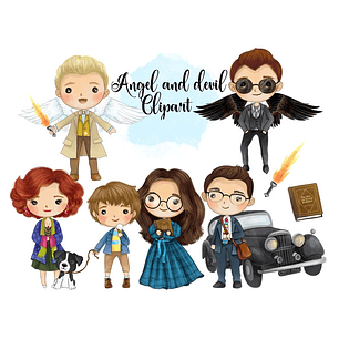 Kit Digital Anjo e Diabo