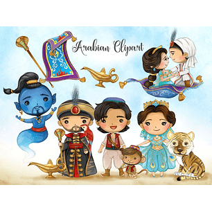 Kit Digital Princesa Jasmine