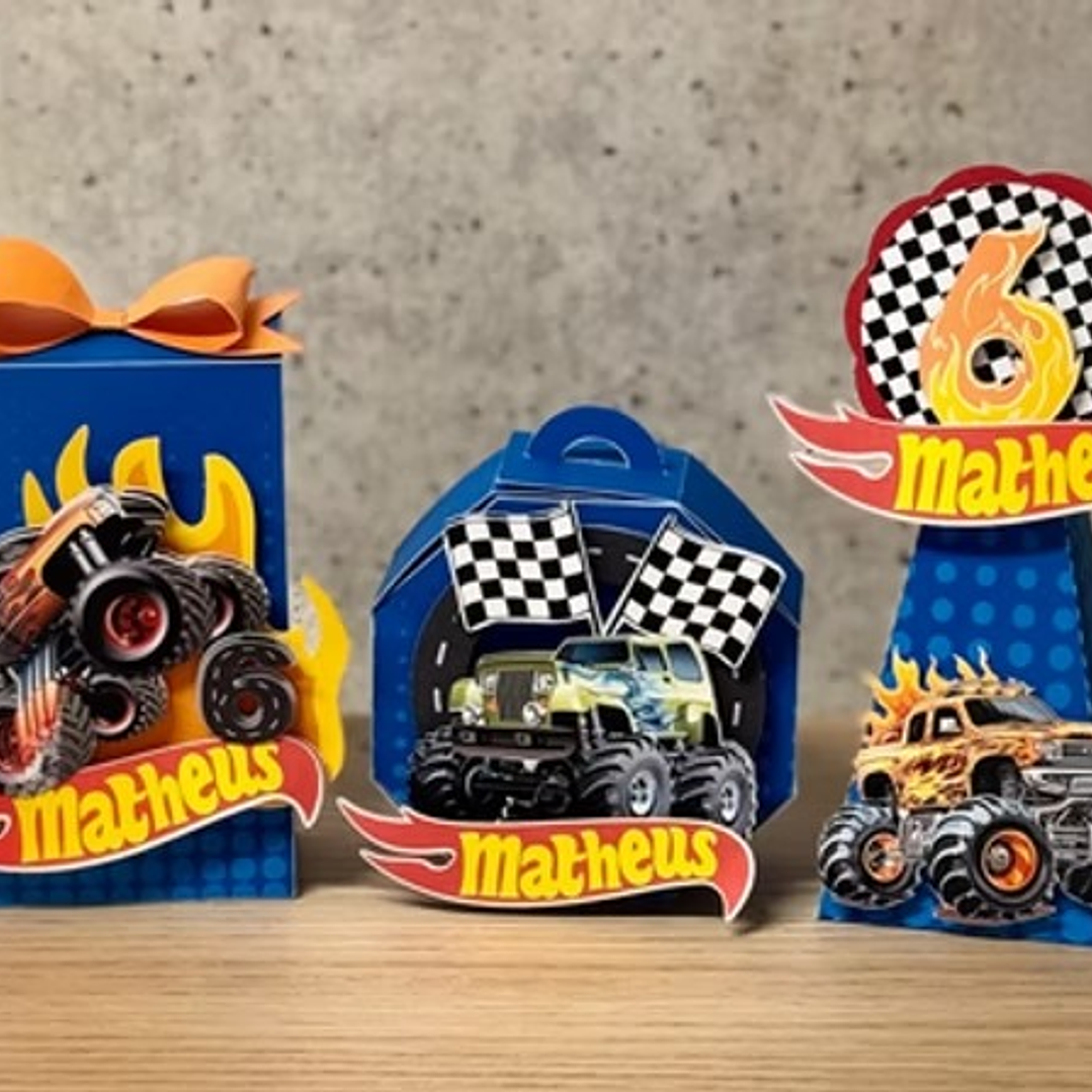 Arquivo de Corte Monster Truck 1 - Natália Moura  1