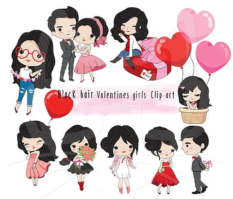 Kit Digital Dia dos Namorados 