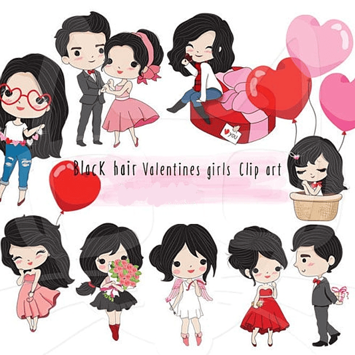 Kit Digital Dia dos Namorados  1