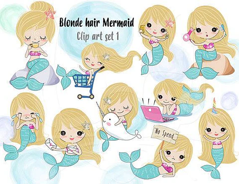 Kit Digital Sereias Adolescentes 