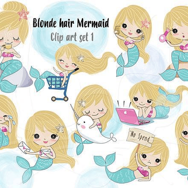 Kit Digital Sereias Adolescentes  1