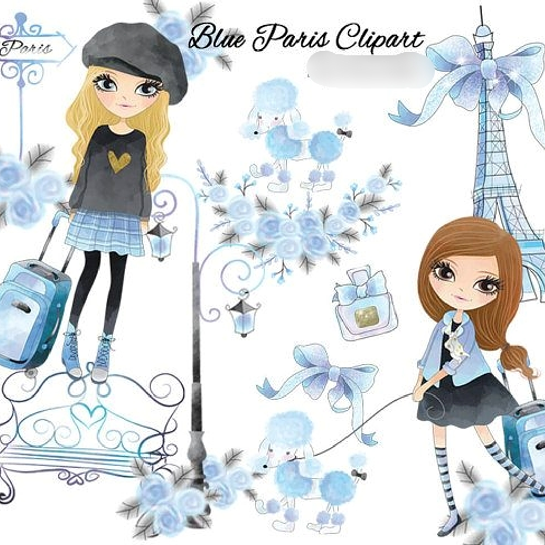 Kit Digital Paris Azul  1