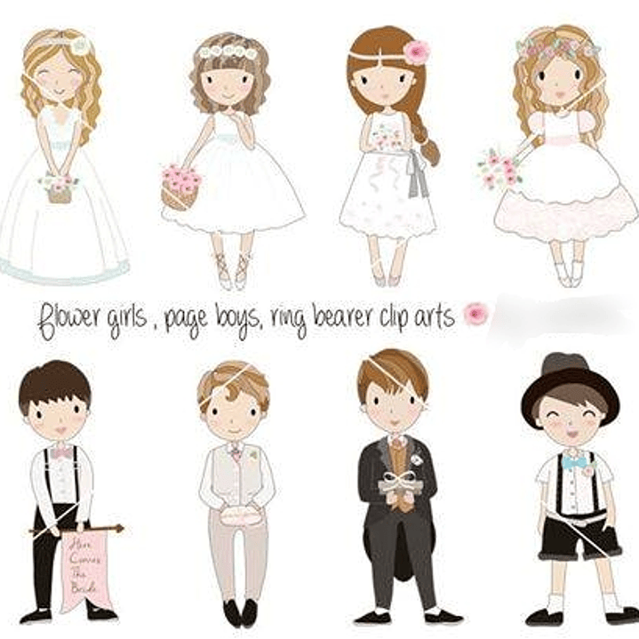 Kit Digital Casamento de Meninas e Meninos 1