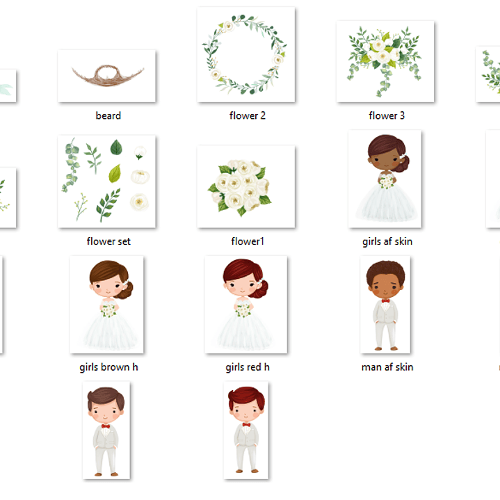 Kit Digital Casamento de Noivos  2