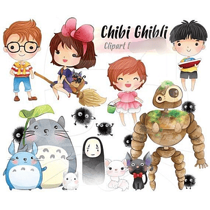 Kit Digital Chibi Ghibli