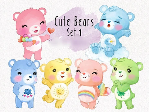 Kit Digital Ursinhos Carinhoso Bebês