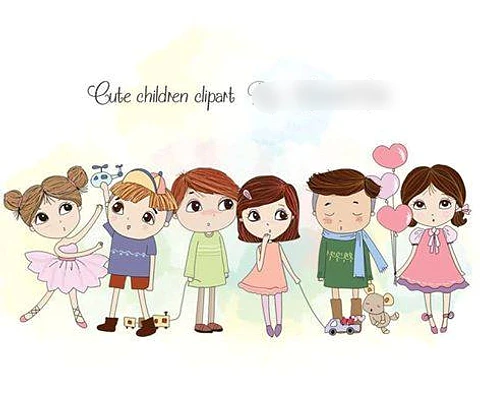 Kit Digital Crianças Fofas 02