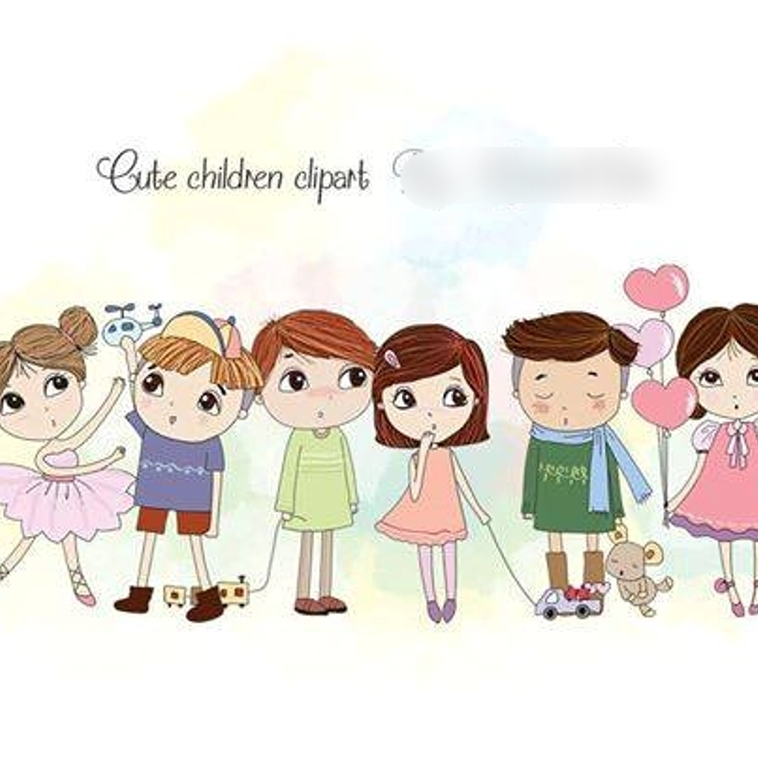 Kit Digital Crianças Fofas 02 1