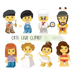 Kit Digital Lego Fofinhos