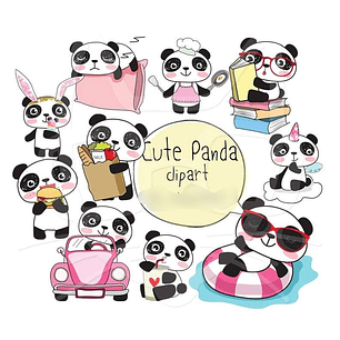 Kit Digital Pandinha Fofa 