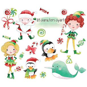 Kit Digital Personagens Elfos 