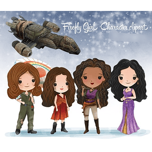 Kit Digital Garotas Vagalumes 