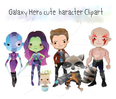 Kit Digital Guardiões da Galáxia 