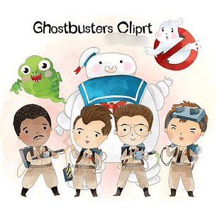 Kit Digital Caçadores de Fantasmas Meninos