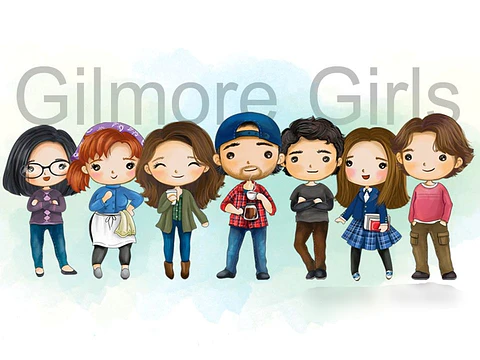 KIt Digital Meninas Gilmore 
