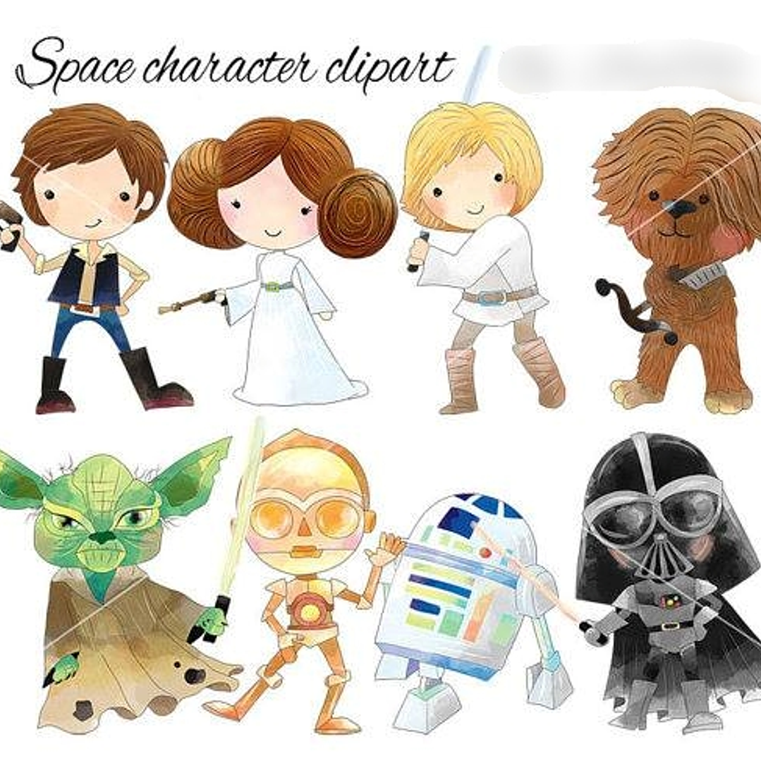 Kit Digital Personagens Espaciais  1