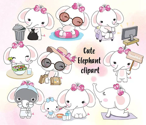 Kit Digital Elefantinhas 