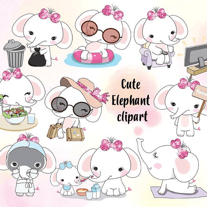 Kit Digital Elefantinhas  1