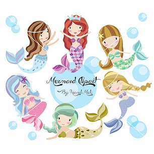 Kit Digital Pequena Sereia e Suas Irmãs