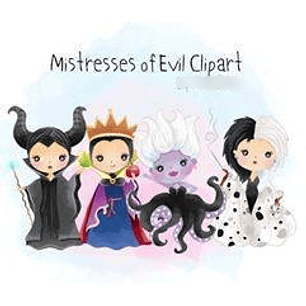 Kit Digital Vilões Mulheres 