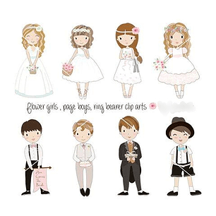 Kit Digital Damas de Horna Portadoras de Aliança 