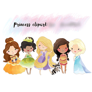 Kit Digital Princesas da Disney 02 